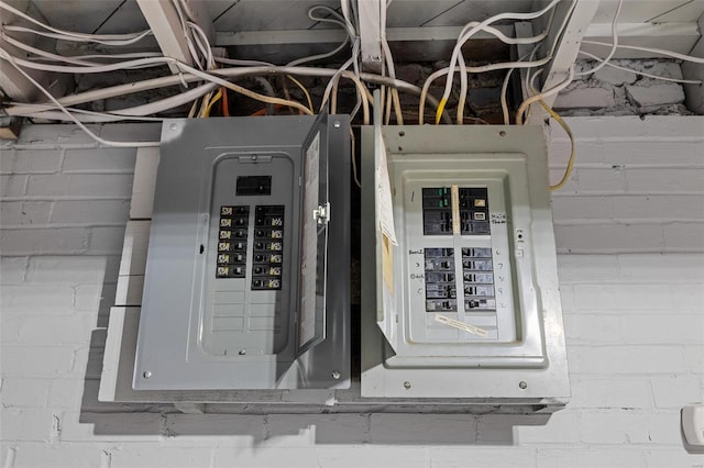 utilities with electric panel