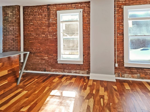 interior details featuring hardwood / wood-style flooring