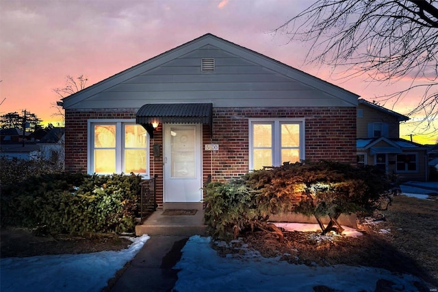 view of bungalow-style house