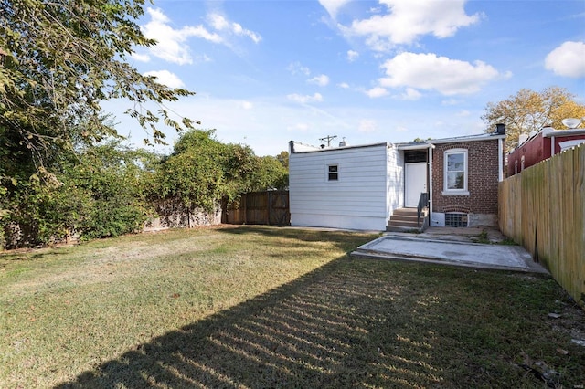 exterior space with a patio