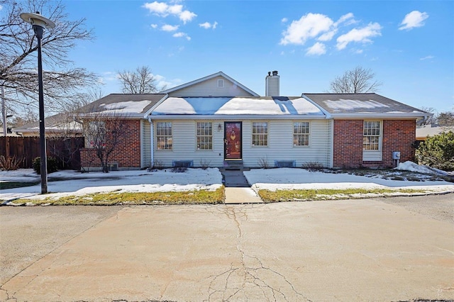 view of ranch-style house