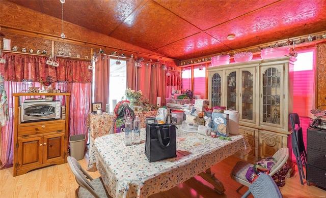 dining room featuring light hardwood / wood-style flooring