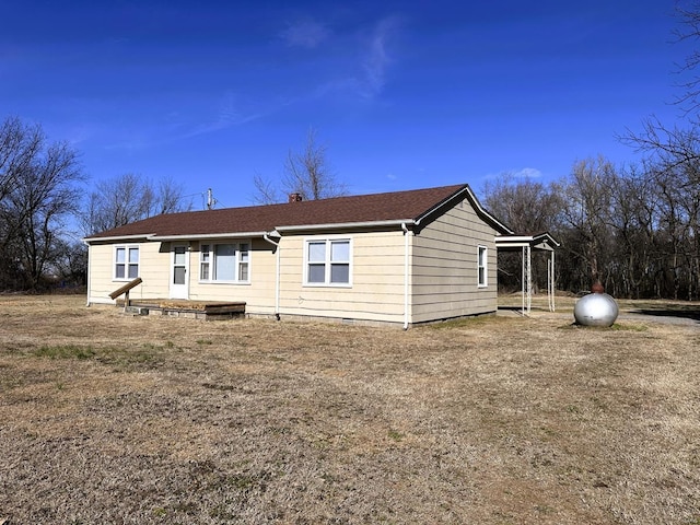 view of rear view of house