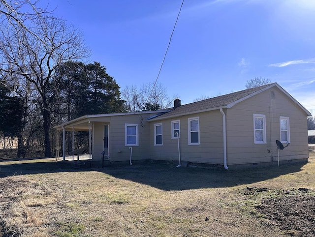 view of rear view of house