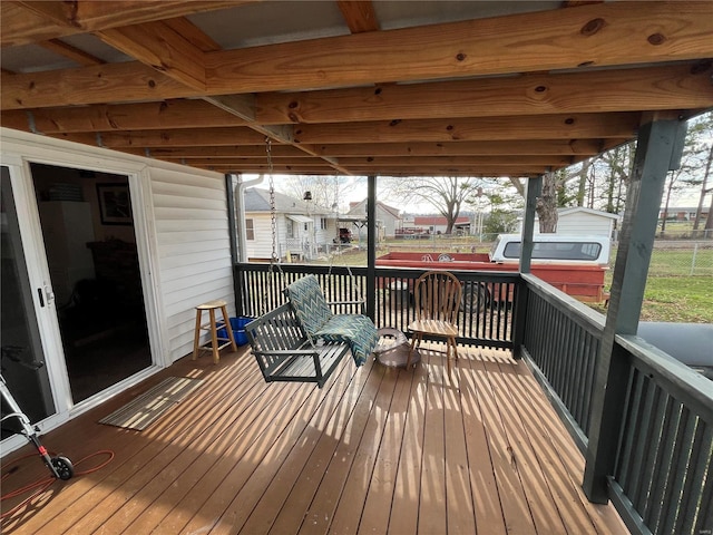 view of deck