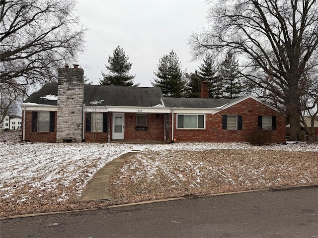 view of ranch-style house