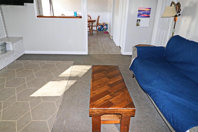 view of unfurnished living room