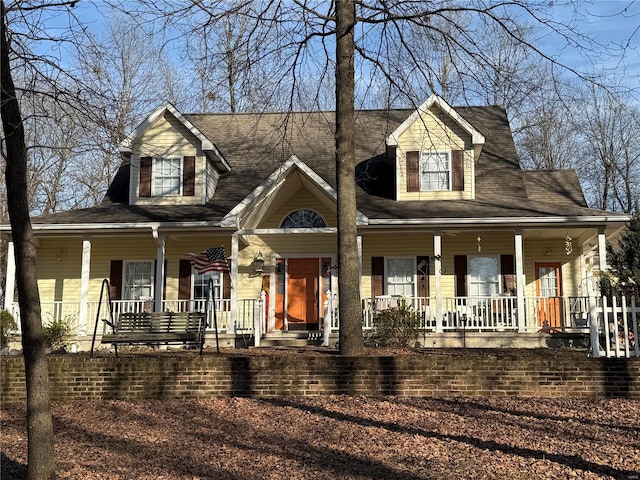 view of front of house featuring a porch