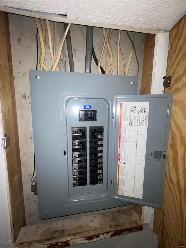 utility room with electric panel