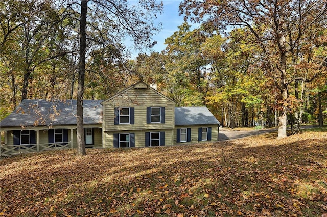 view of front of home