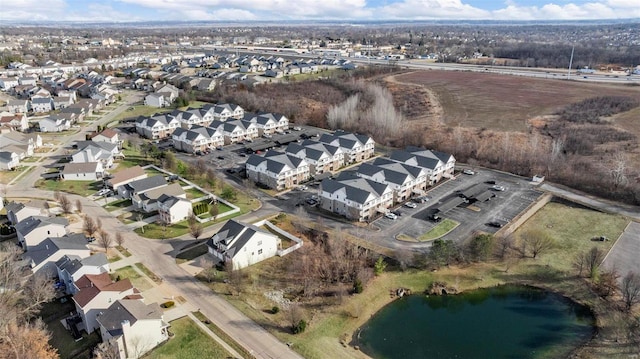 drone / aerial view featuring a residential view