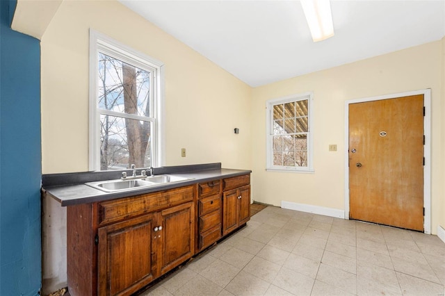 kitchen featuring sink