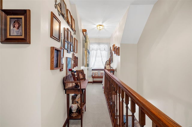 corridor featuring carpet