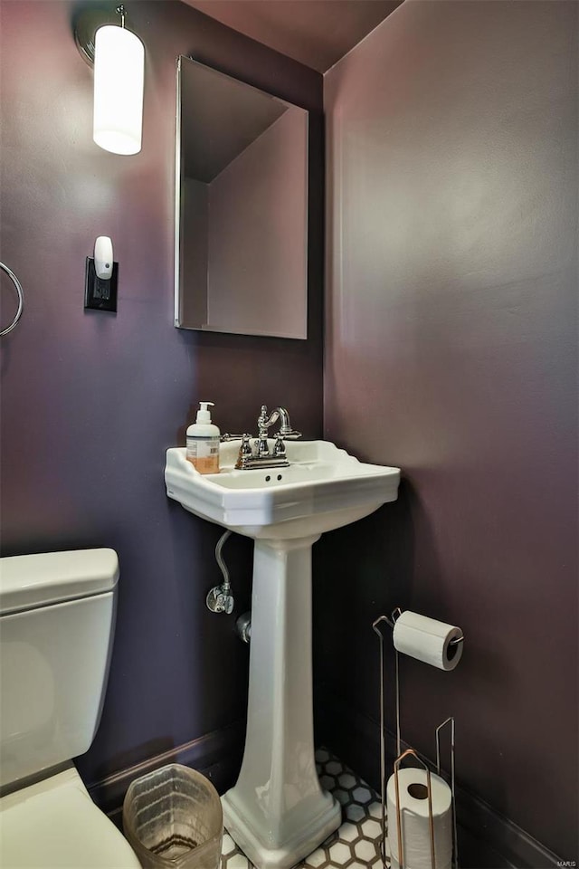 bathroom with toilet