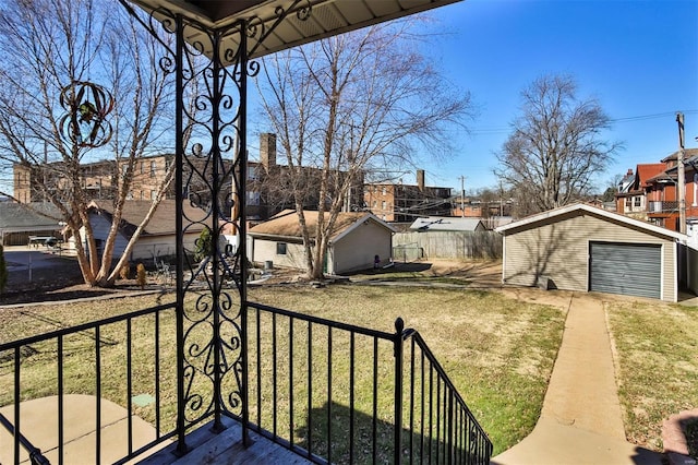 balcony featuring a residential view