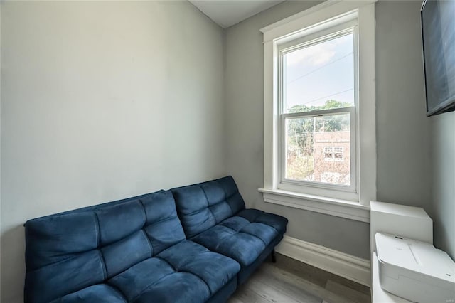 interior space featuring hardwood / wood-style flooring