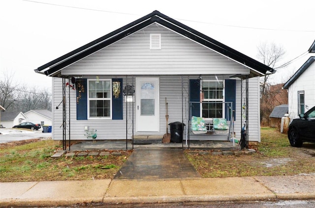 view of bungalow-style home