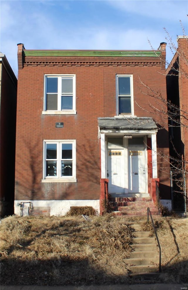 view of front of property