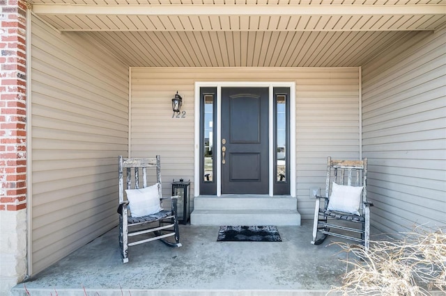 view of entrance to property