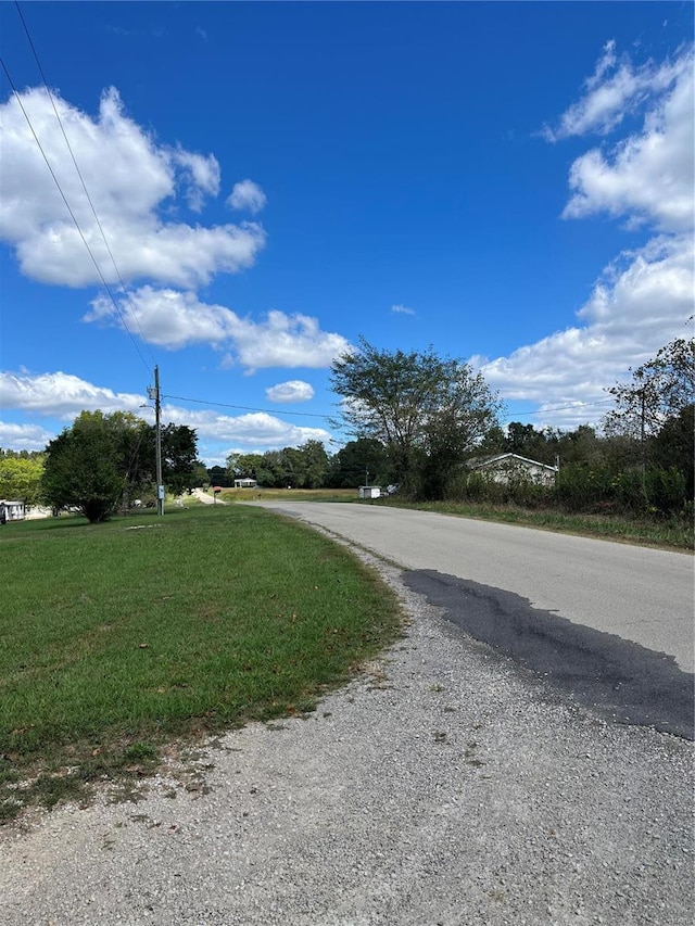 view of road