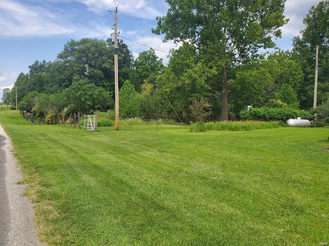 view of yard