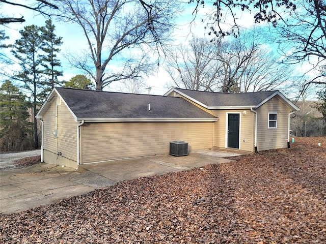 rear view of property with a patio