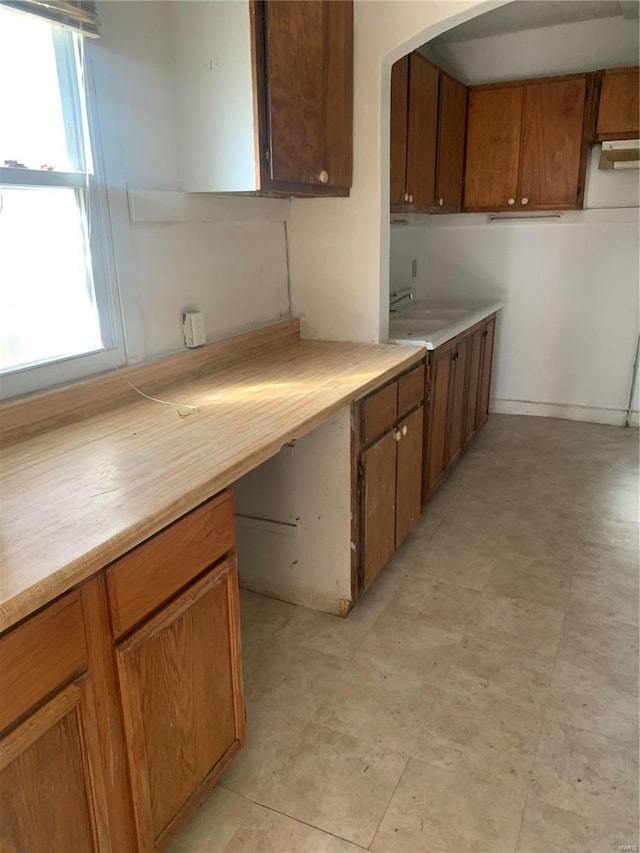 kitchen featuring sink