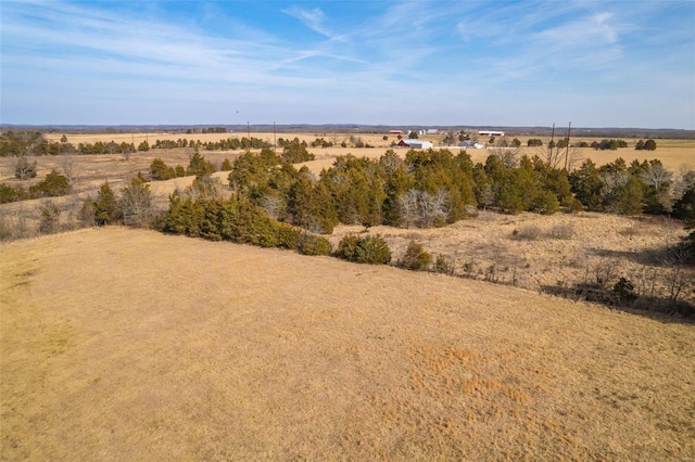 view of landscape with a rural view