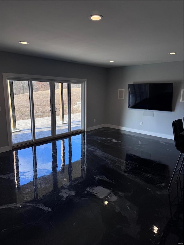 view of unfurnished living room