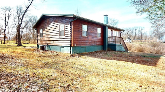 view of side of property