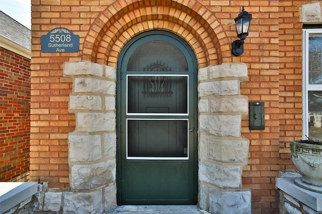 view of entrance to property