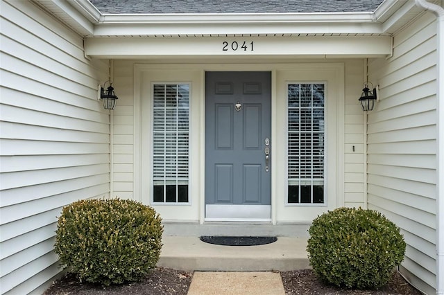 view of property entrance