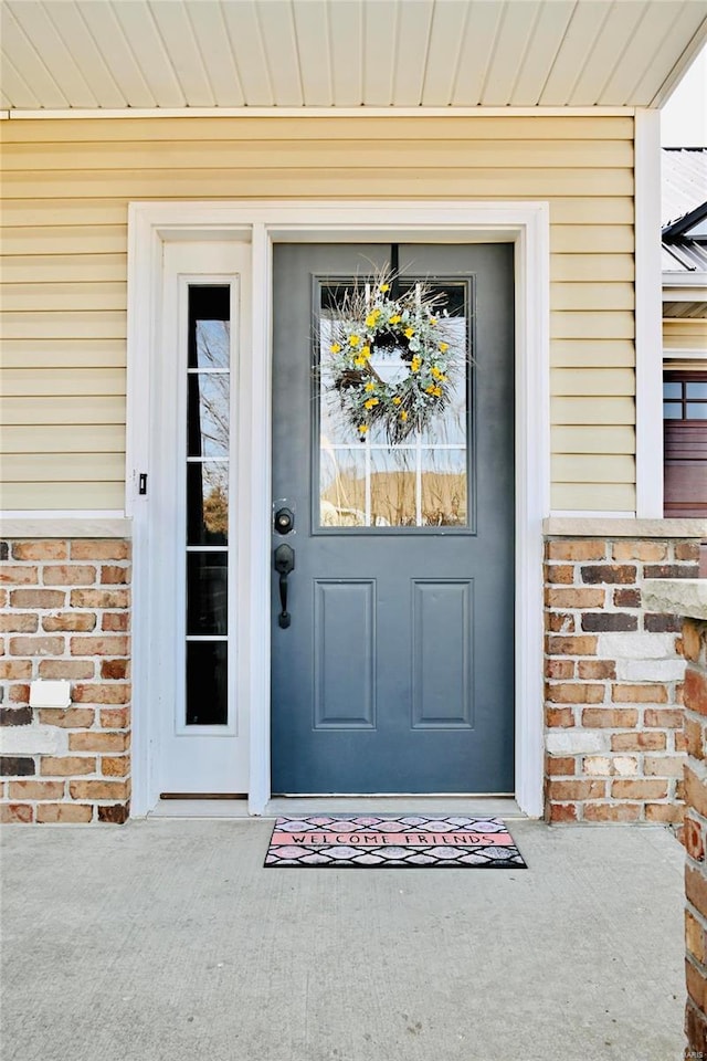 view of entrance to property