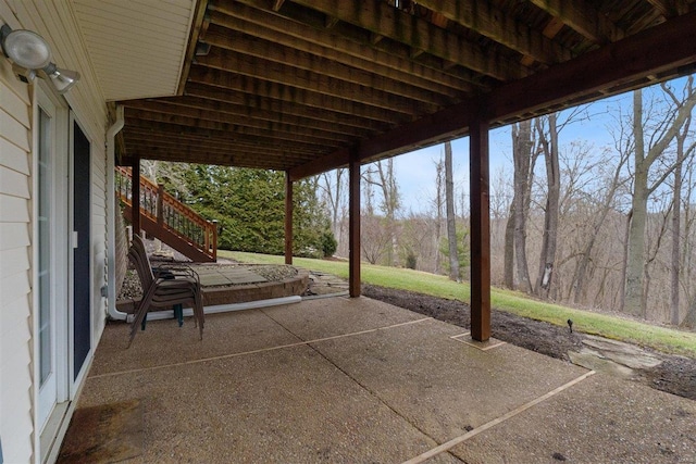 view of patio