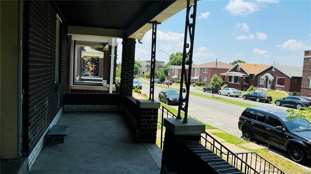 view of patio / terrace featuring covered porch