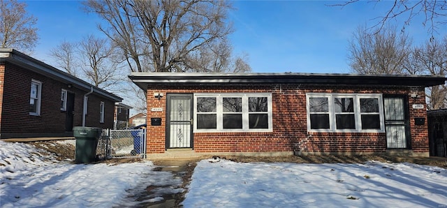 view of front of home