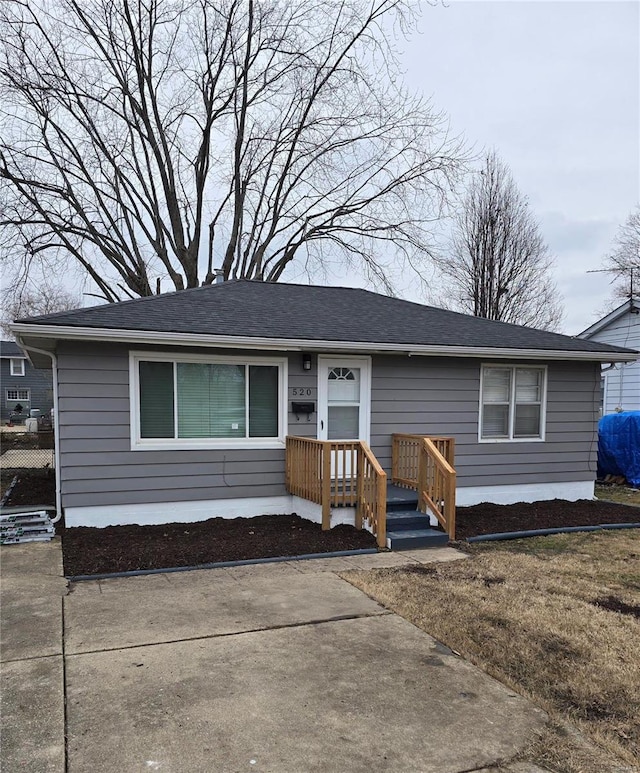 view of front of home