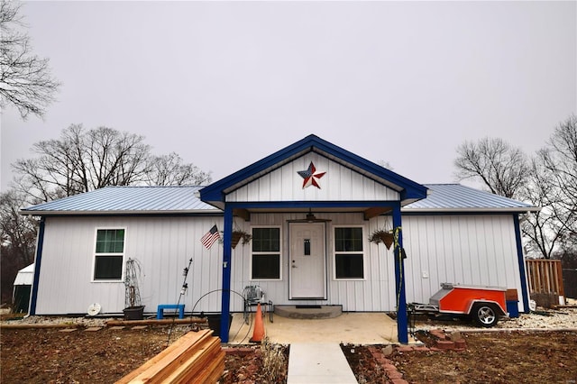 view of front of home