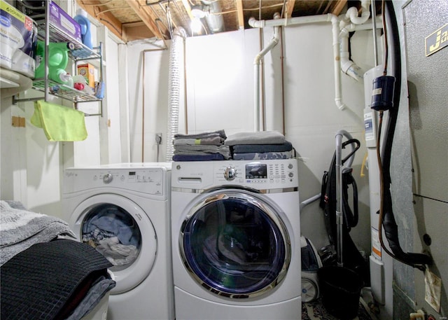 laundry room featuring independent washer and dryer