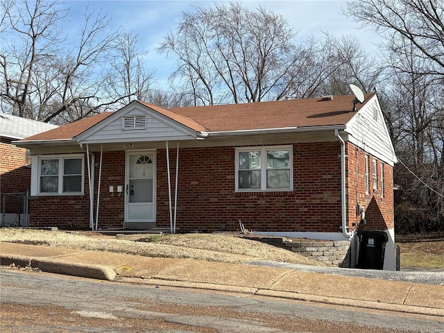 view of front of property