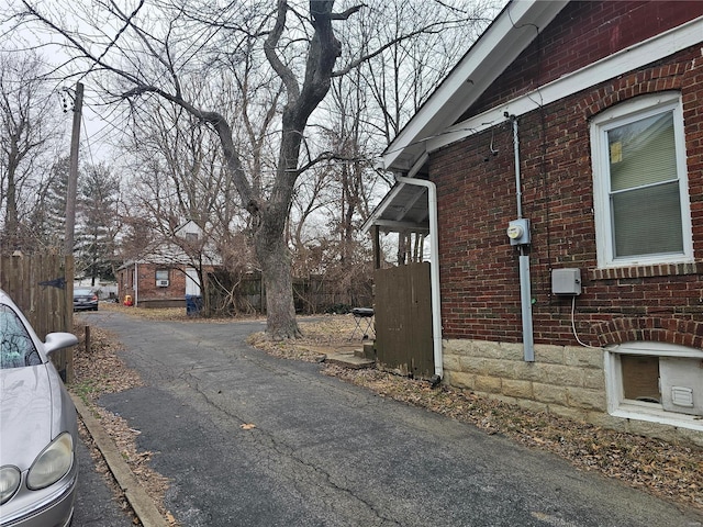 view of home's exterior