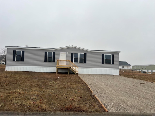 view of manufactured / mobile home