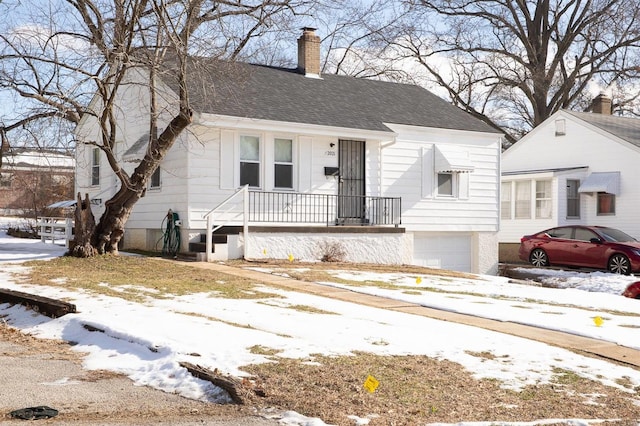 bungalow-style house with a garage