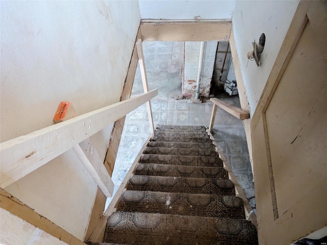 view of stairs