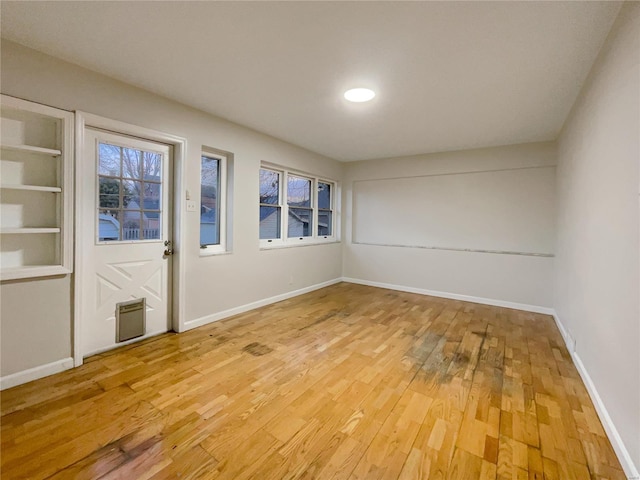 interior space featuring hardwood / wood-style flooring