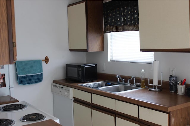 kitchen featuring sink and dishwasher