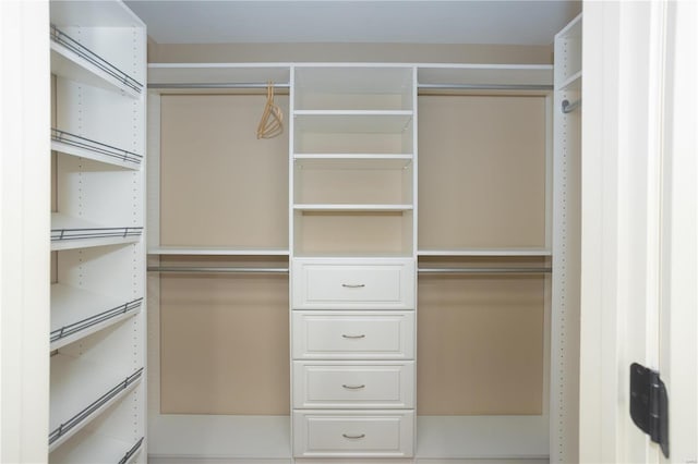 view of closet