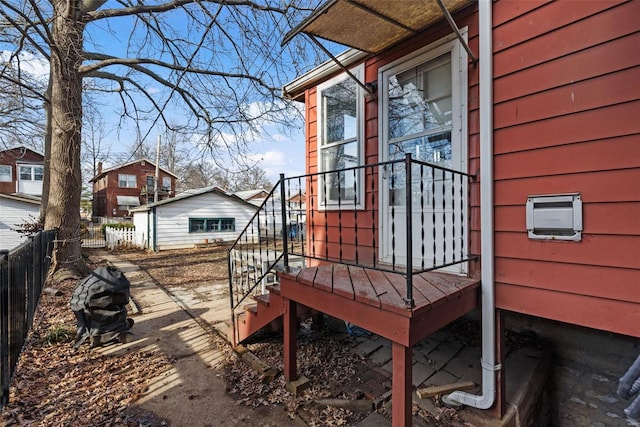 view of deck