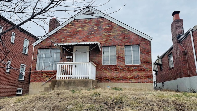 view of bungalow-style home