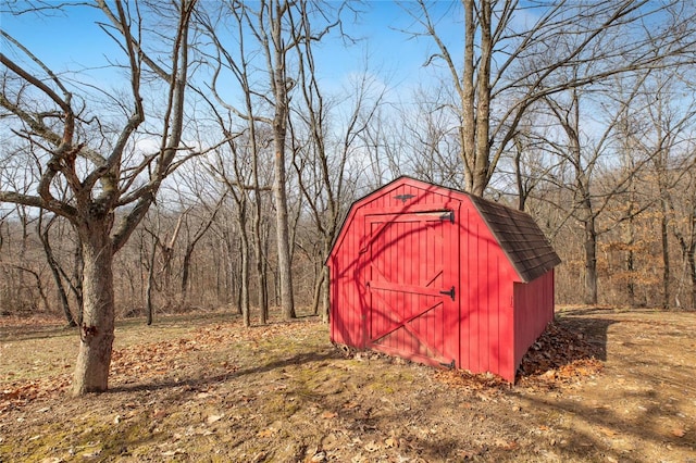 view of outdoor structure